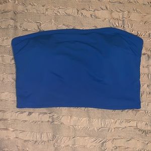 Royal Blue Longline Bikini Top